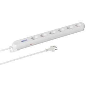 STEFFEN Steckdosenleiste Linea Plus 3m 200180236 C weiss, Haftmagnete