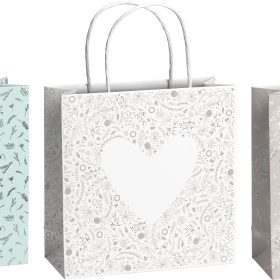 STEWO Geschenktasche Eldana 2543510099 weiss 20x20cm