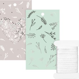 STEWO Geschenkanhänger Eldana 2581510099 silber 10 Stück