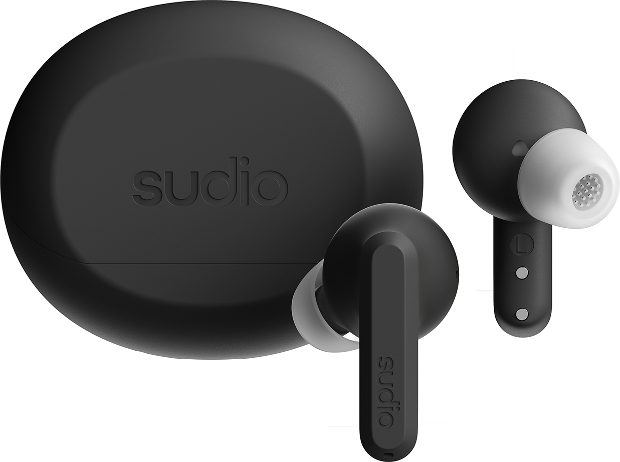 SUDIO-A3PROBLK-7350071388952 SUDIO Noise Cancelling Earbuds A3PROBLK A3 Pro, Black, Wireless – Bild 1