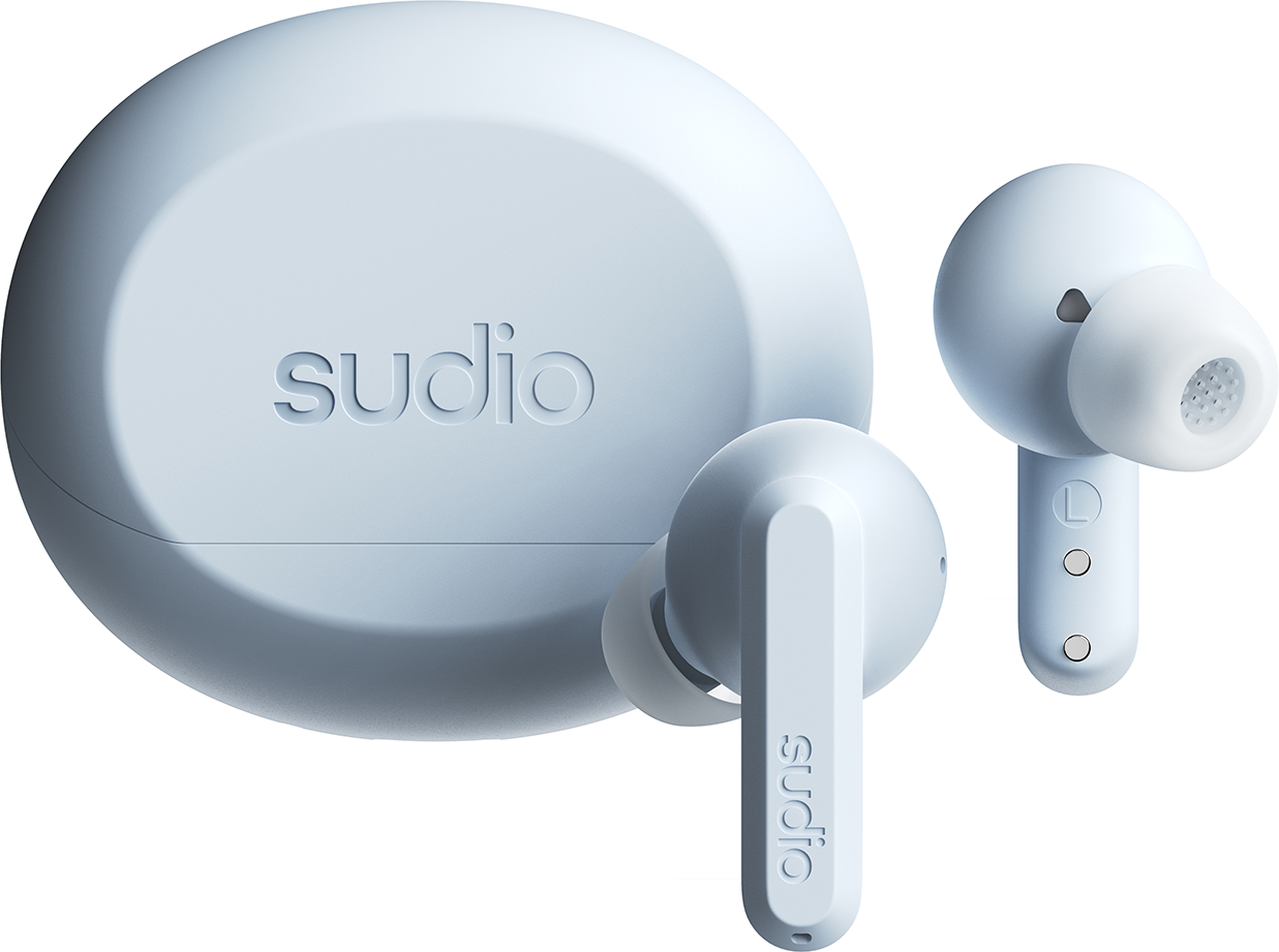SUDIO-A3PROBLU-7350071382721 SUDIO Noise Cancelling Earbuds A3PROBLU A3 Pro, Blue, Wireless – Bild 1