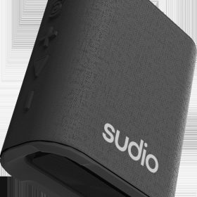 SUDIO Mini Portable Speaker S2BLK S2, Black