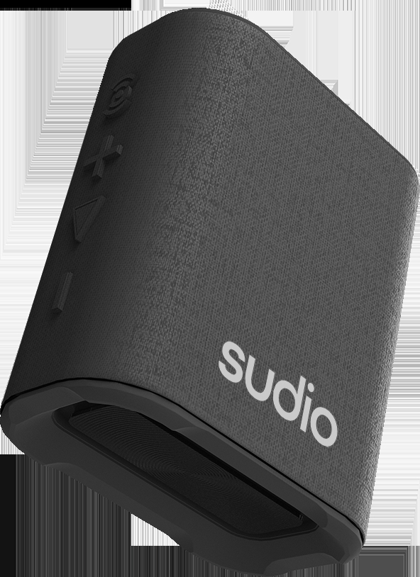 SUDIO-S2BLK-7350071384305 SUDIO Mini Portable Speaker S2BLK S2, Black – Bild 1