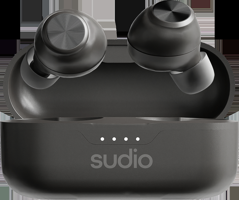 SUDIO-T3BLK-7350071389232 SUDIO Wireless Earbuds T3BLK T3, Black, Wireless – Bild 1