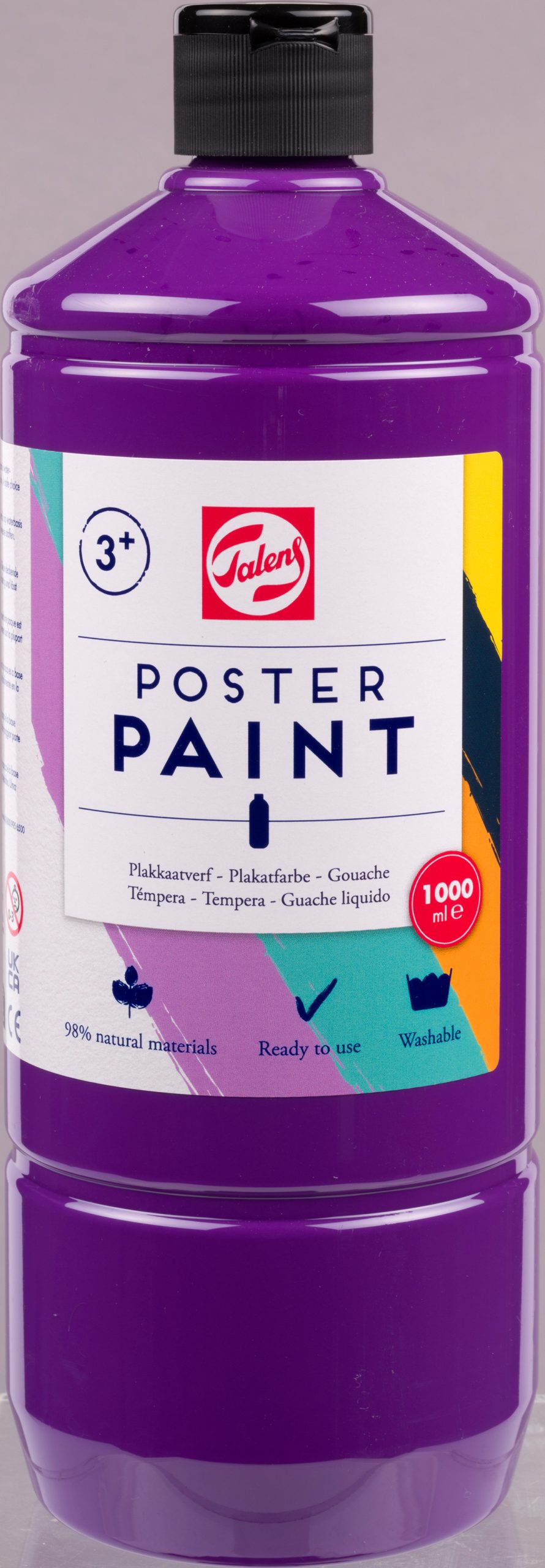 TALENS-36715731-8712079542603 TALENS Plakatfarbe 1000ml 36715731 purpur – Bild 1