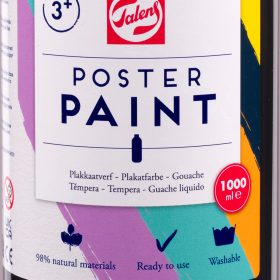 TALENS Plakatfarbe 1000ml 36717001 schwarz