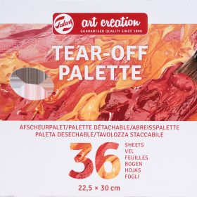 TALENS Farbpalette 22.5x30cm 9067002M weiss, abreissbar 36 Blatt