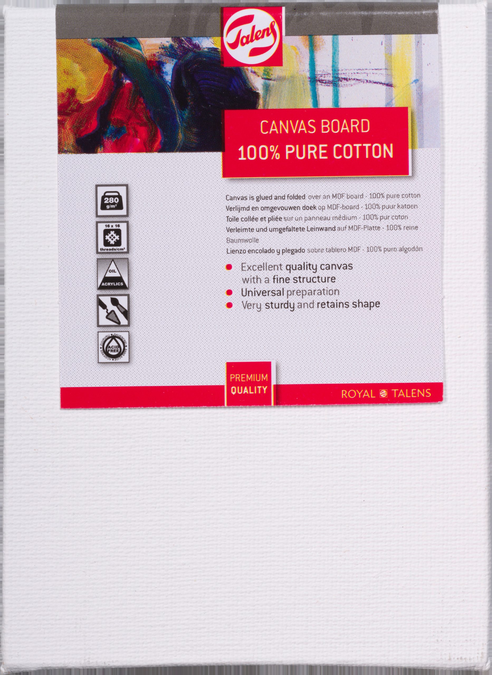 TALENS-93250912-8712079223670 TALENS Malplatte 9x12cm 93250912 Baumwolle, 280g/m2 – Bild 1