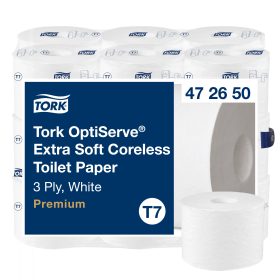 TORK Toilettenpapier T7 OptiServe® 472650 3-lagig 18 Rollen a 550 Blatt