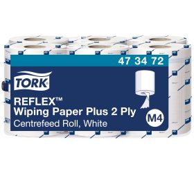 TORK Papierwischtücher M4 Reflex 473472 weiss 6 Rollen a 150m