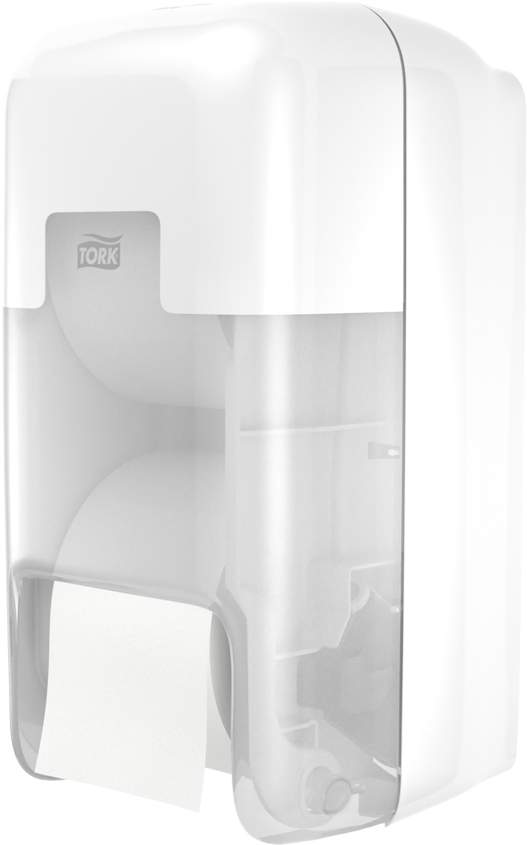 TORK-558041-7322542403617 TORK Spender Toilettenpapier T7 558041 OptiServe®, weiss – Bild 1