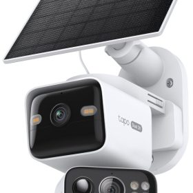TP-LINK Solar-Security Camera Kit Tapo C645D KIT 2K, Dual-Lens, Pan/Tilt
