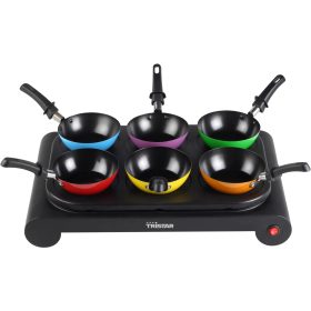 TRISTAR Wok-Set, 6 Personen BP-2827 1000 W