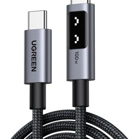 UGREEN Uno Fast ChargingCable 100W 35512 5A,Uno USB-C-USB-C,PD,Bl. 2m