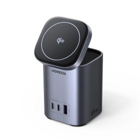 UGREEN Desktopcharger 2-in-1, 65W 55321 Wireless,Qi2,GaN