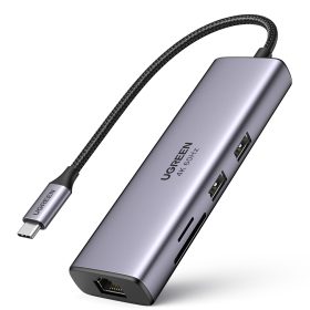 UGREEN Multifunction Adapter USB-C 60515 Ethernet Interface