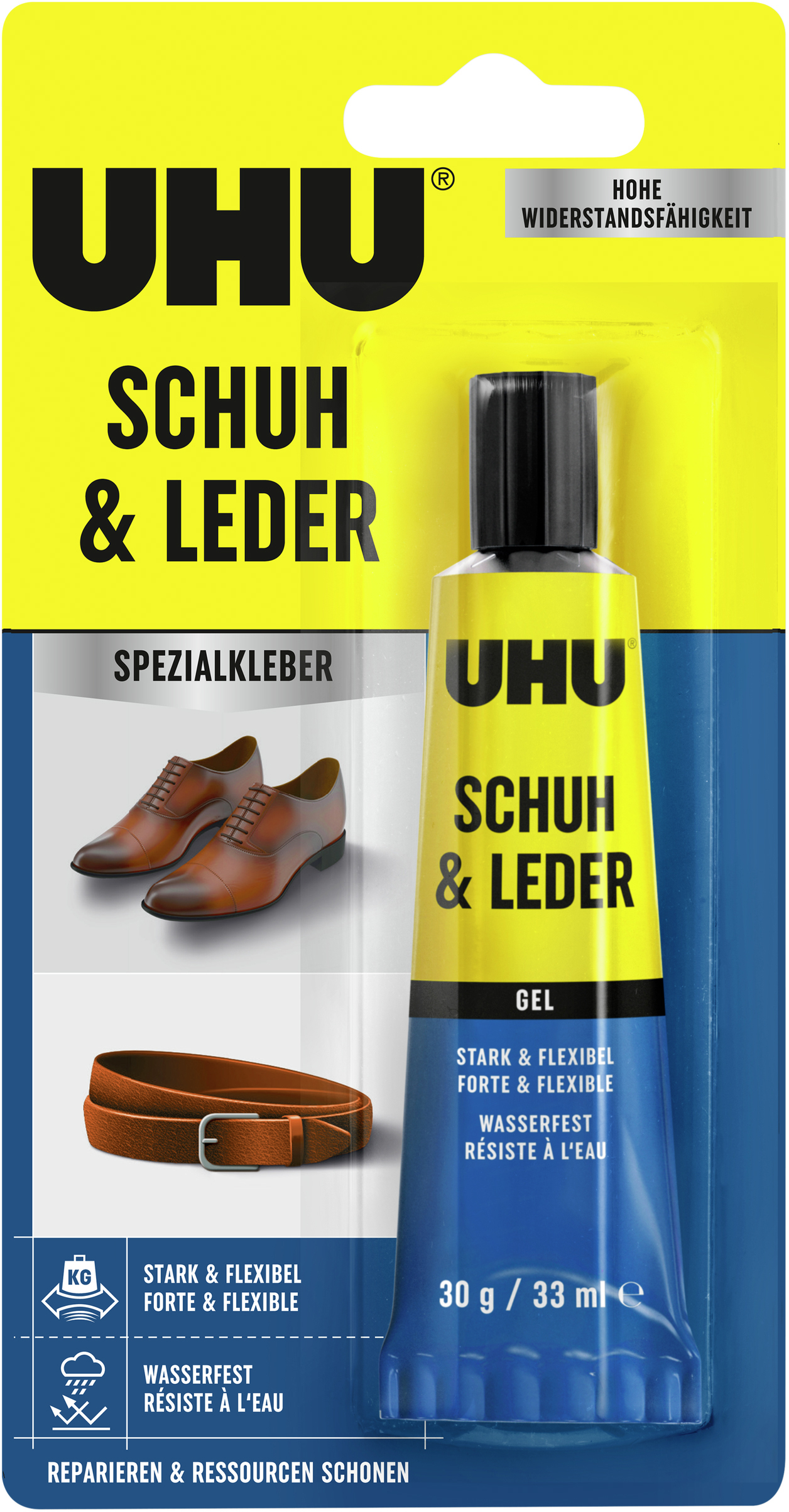 UHU-46680-4026700466805 UHU Klebstoff 30g 46680 Schuh und Leder – Bild 1