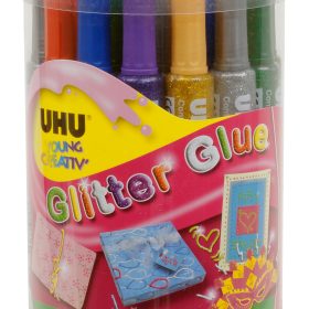 UHU Glitter Glue Dose 76 24 Stück