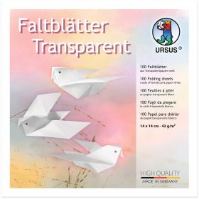 URSUS Faltblätter Origami 14x14cm 2536100 weiss 100 Blatt
