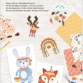 URSUS Papier-Bastelset 8080002F Woodland Friends