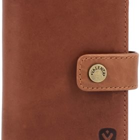 VALENTA Card Wallet Leather 588584 Luxe Cognac
