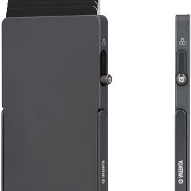 VALENTA Cardprotector Aluminium 589314 MagSafe Stand Graphite Grey