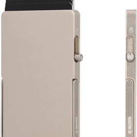 VALENTA Cardprotector Aluminium 589321 MagSafe Stand Natural Titan