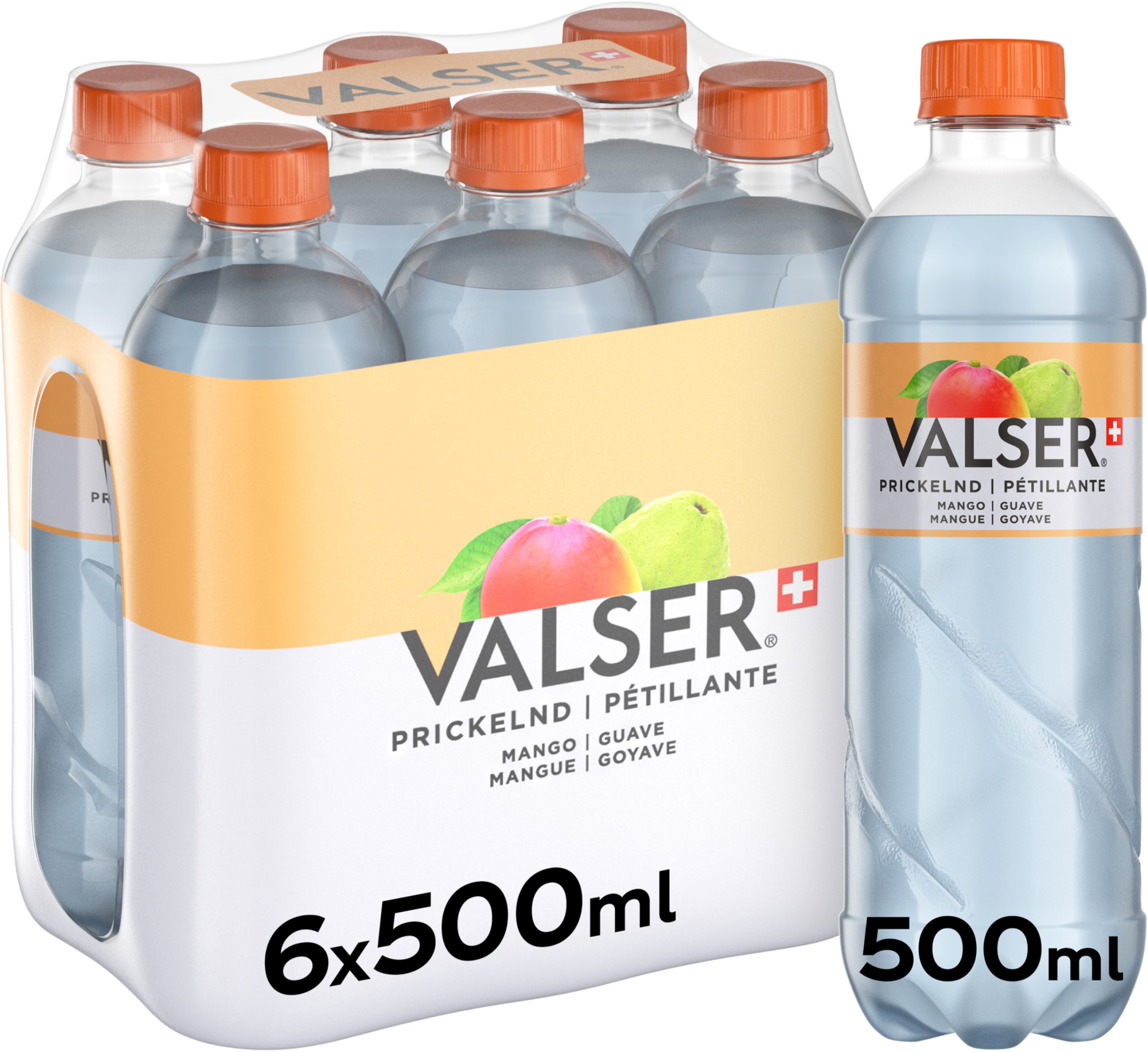 VALSER-776701-7610335000694 VALSER Mango & Guave 776701 50cl, 6 Stk. – Bild 1