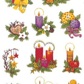 Z-DESIGN Glimmerstaub 4050 Kerzen 2 Stück