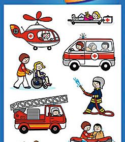 Z-DESIGN Sticker Kids 54137 Rettung 3 Stück