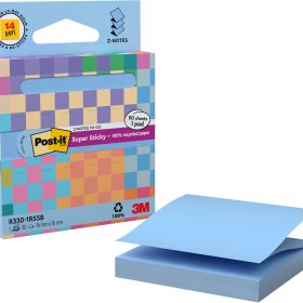 POST-IT Super Sticky 76x76mm 600-1TRSPB? Z-Notes, pastellblau 90 Blatt
